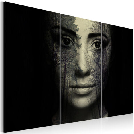 Tableau Imprimé "Camouflage de Forêt" 40 x 60 cm
