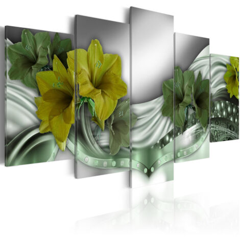 Tableau Imprimé "Emerald Necklace" 50 x 100 cm