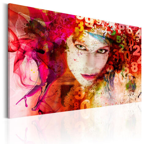 Tableau Imprimé "Femme est une énigme" 40 x 60 cm