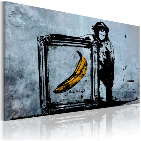 Tableau Imprimé "Inspired - Banksy" 60 x 90 cm
