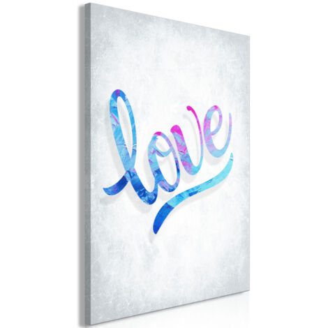 Tableau Imprimé "Love" 60 x 90 cm