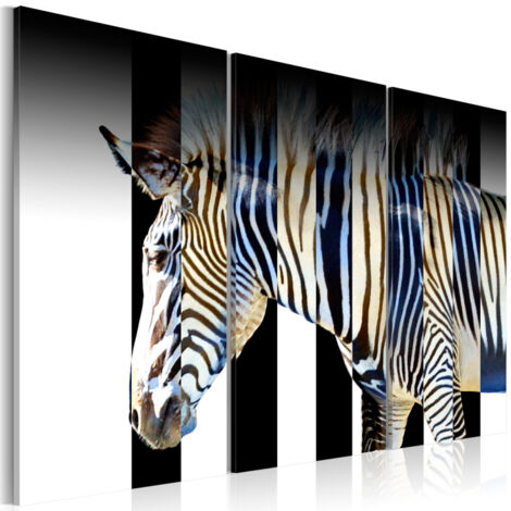 Tableau Imprimé "Rayures" 60 x 90 cm