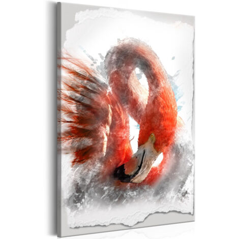 Tableau Imprimé "Red Flamingo" 60 x 90 cm