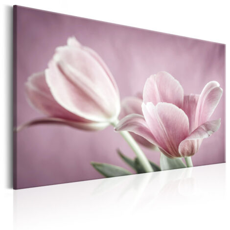Tableau Imprimé "Romantic Tulips" 60 x 90 cm