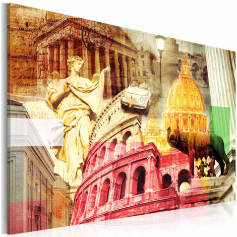 Tableau Imprimé "Rome Charmant" 60 x 90 cm
