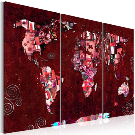 Tableau Imprimé "Ruby World" 60 x 90 cm