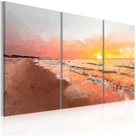 Tableau Imprimé "Sable Baltique" 60 x 90 cm