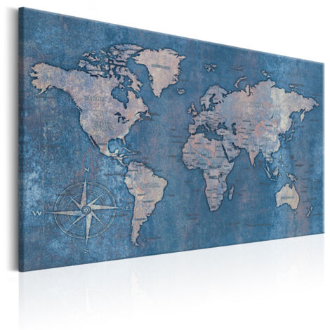Tableau Imprimé "Sapphire Planet" 60 x 90 cm