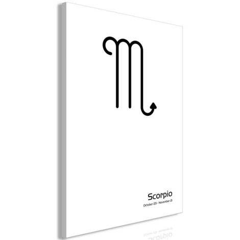 Tableau Imprimé "Scorpio" 60 x 90 cm