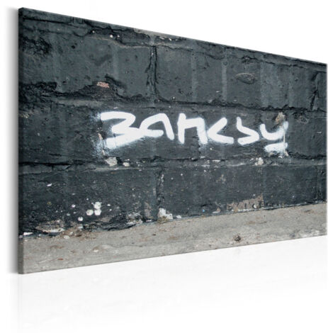 Tableau Imprimé "Signature - Banksy" 60 x 90 cm