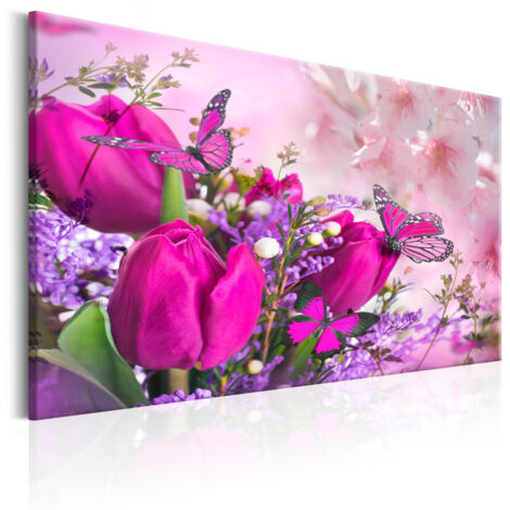 Tableau Imprimé "Spring Explosion" 60 x 90 cm