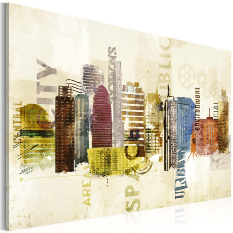 Tableau Imprimé "Urban Design" 60 x 90 cm