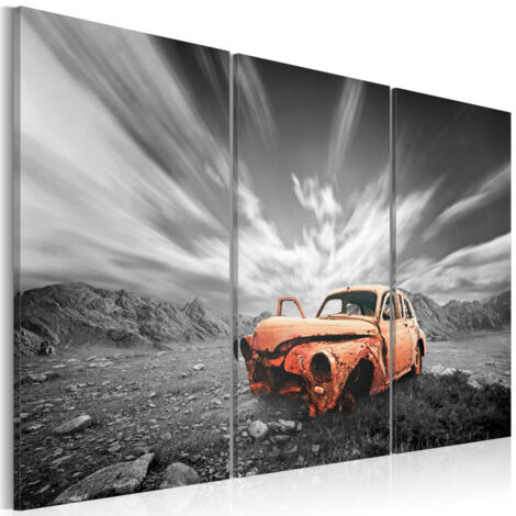 Tableau Imprimé "Vieille Voiture" 60 x 90 cm