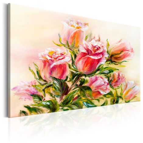 Tableau Imprimé "Wonderful Roses" 60 x 90 cm
