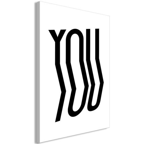 Tableau Imprimé "You" 60 x 90 cm
