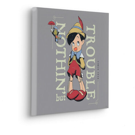 Tableau intissé Pinocchio Timide