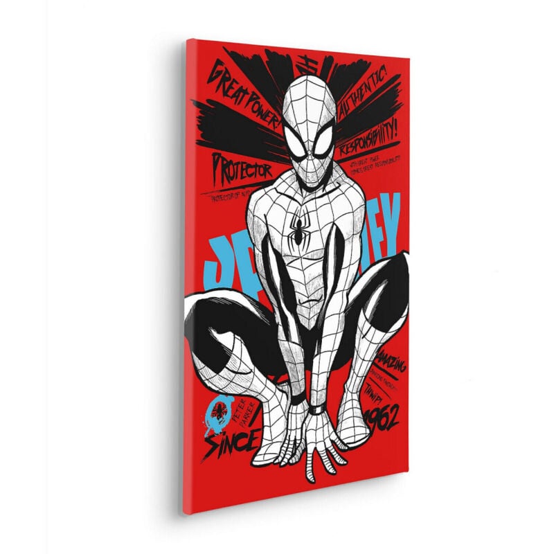 Komar - Tableau intissé - Spider Man Protecteur De New York City