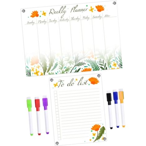 Tableau Magn tique Effa able Sec Transparent Pour R frig