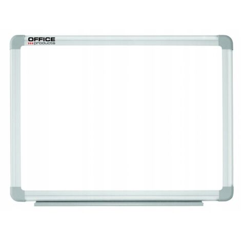 TABLEAU MAGNÉTIQUE EFFAÇABLE À SEC CADRE ALUMINIUM BLANC 120X90CM