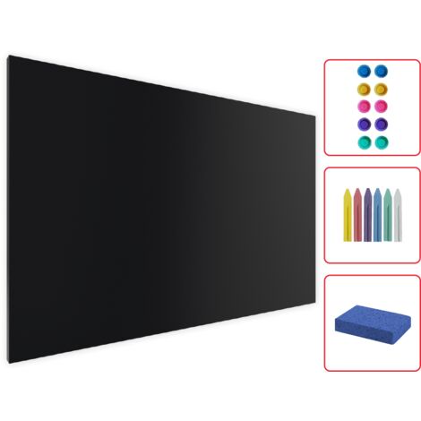 Lot De 2 Tableaux Blancs 120x90 Cm - Surface Effaçable à Sec - Cadre Aluminium Argenté - Pour Bureau, école Ou Maison
