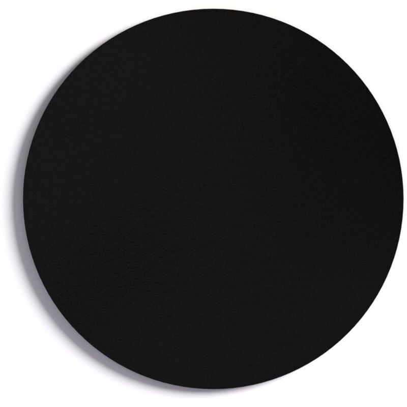 Tableau magnétique rond noir - diamètre 30 cm - panneau magnétique sans cadre