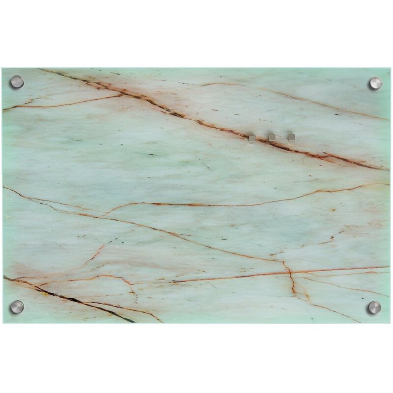 Tableau magnétique en verre Marbre 40 x 60 cm