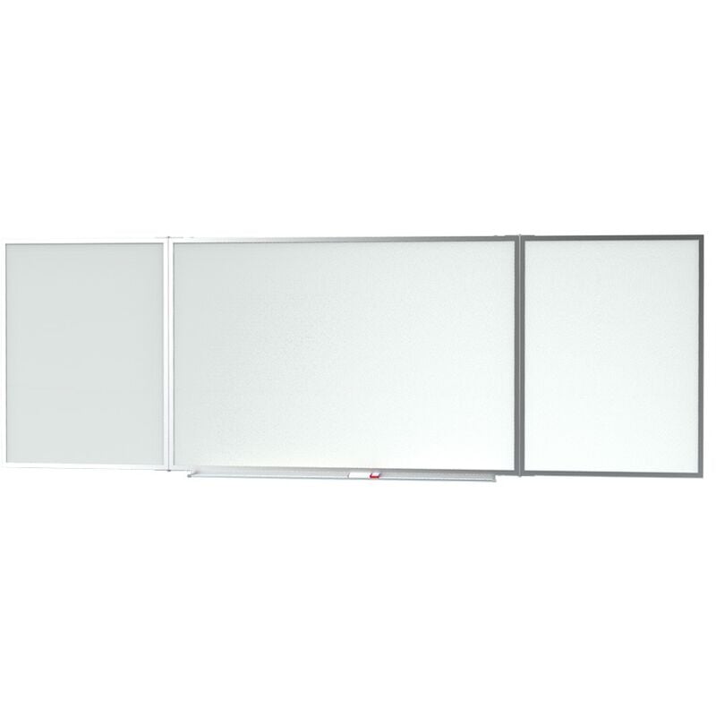 Vivol - Tableau multi-segments / tableau blanc pliable - 5 faces - Émaillé - 120x200 cm