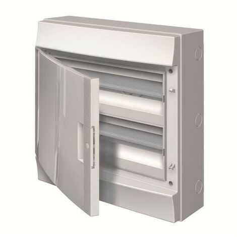 Tableau mural Abb 12 modules IP65 Porte transparente 1 rangée H65P12X120750