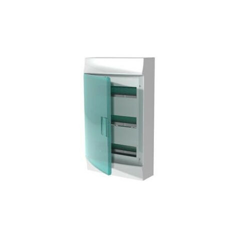 Tableau mural ABB 36 Modules IP40 porte blue petrol blanc 3 rangées 41P12X32