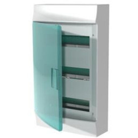 Tableau mural ABB 36 Modules IP40 porte blue petrol blanc 3 rangées 41P12X32