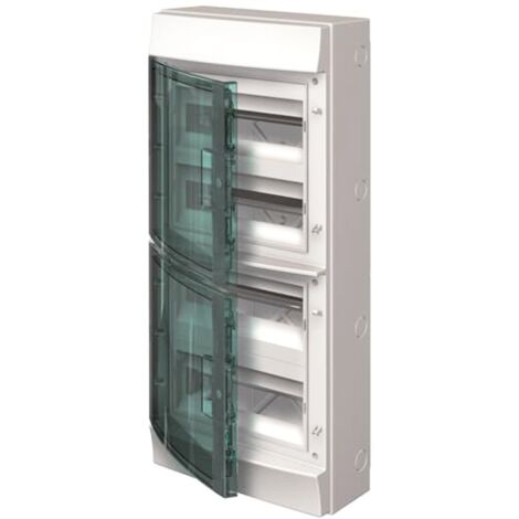 Tableau mural Abb gris 48 modules avec porte IP65 65P12X42