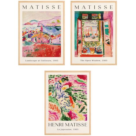 Tableau mural en MDF avec cadre Painting Multicolore