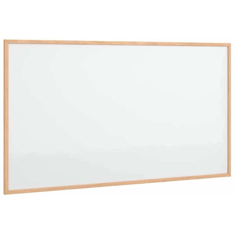 Vidaxl - Tableau blanc magnétique avec cadre bois de pin massif 100x55cm