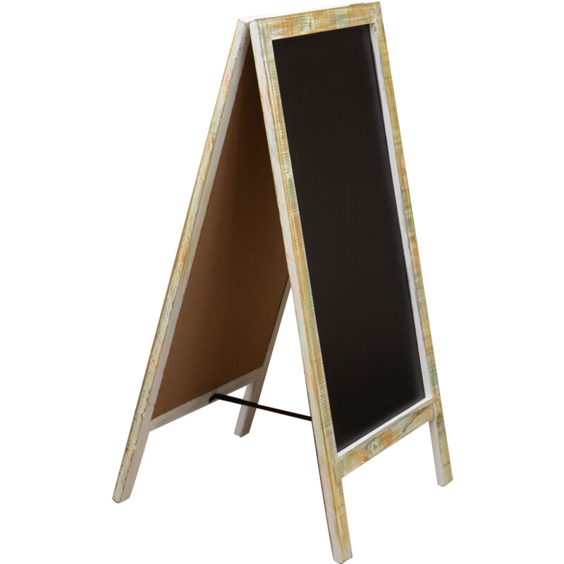 Tableau noir double face en bois Chevalet Tableau sur pied