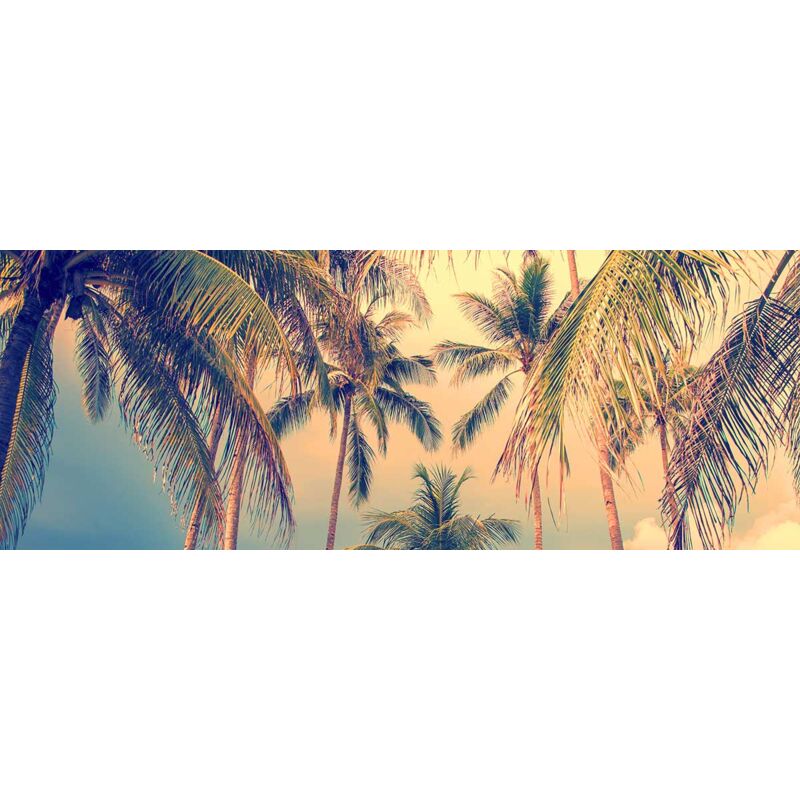 Hxadeco - Tableau Palmier - 80x30cm - made in France