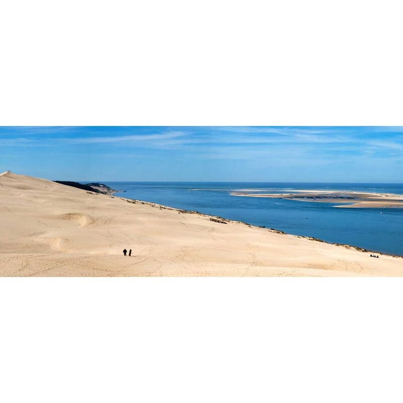 Hxadeco - Tableau paysage dune du pyla au sommet - 80x30 cm