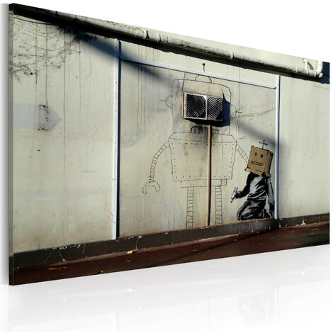 Tableau sur Toile Er is altijd hoop Banksy 3-parties 60x30cm