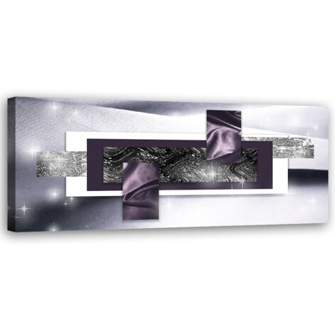 Tableau sur toile Abstraction cosmique 90x30
