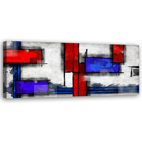 Tableau sur toile Abstraction géométrique 90x30