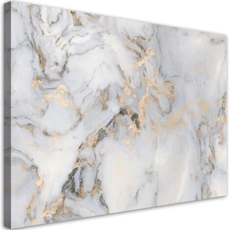 Tableau sur toile, Abstraction texture marbre - 120x80
