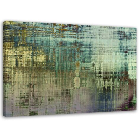 Tableau sur toile Abstrait Vert 100x70