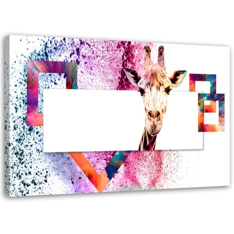 Tableau sur toile Animaux girafe 60x40