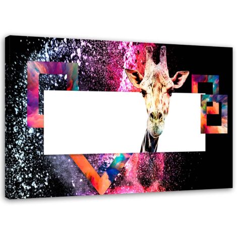 Tableau sur toile Animaux girafe 60x40