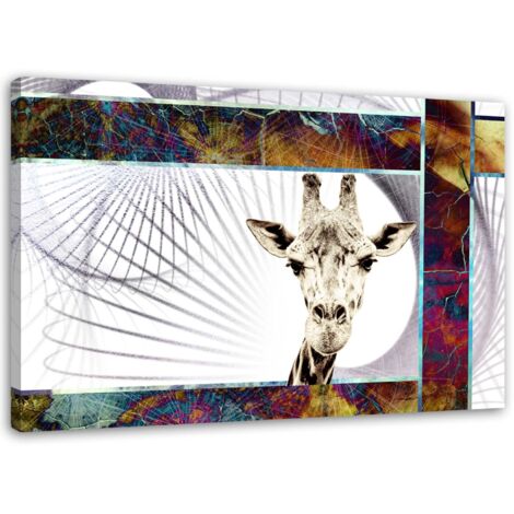 Tableau sur toile Animaux girafe 60x40