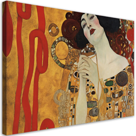 Tableau sur toile Belle femme - G. Klimt 100x70