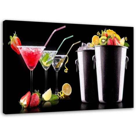 Tableau sur toile Boissons tropicales Cocktail 60x40