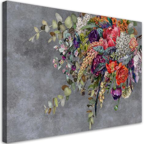 Tableau sur toile Bouquet de fleurs 90x60