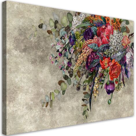 Tableau sur toile Bouquet de fleurs 90x60
