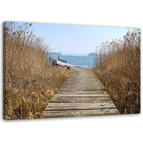 Tableau sur toile Chemin vers la plage 60x40