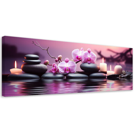 Tableau sur toile Composition du spa zen 90x30
